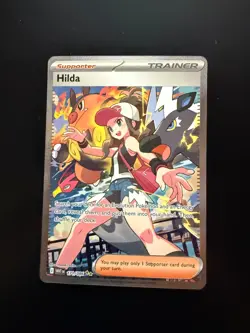 HILDA 2025 POKEMON WHITE FLARE #171/086 SPECIAL ILLUSTRATION RARE SIR - Image 1