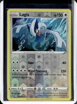 2020 Pokemon SWSH Vivid Voltage Lugia Reverse Holo #132/185 - Image 1