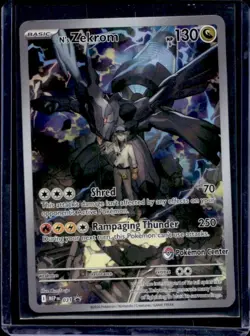2025 Pokemon MEP Black Star Promos N's Zekrom Center Stamp #031 - Image 1