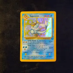 Pokemon TCG Vaporeon 12/64 Jungle Holo Unlimited NM Fantastic Condition! - Image 1