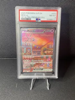 2023 POKEMON SVP PROMO 151 ULTRA-PREMIUM COLLECTION #053 MEW EX PSA 8 - Image 3