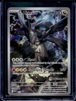 2025 Pokemon MEP Black Star Promos N's Zekrom Center Stamp #031 - Image 1