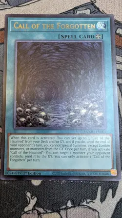 Call of the Forgotten-Ultra Rare - 1St Edition - MZMU-EN007 - Maze of Muertos... - Image 4