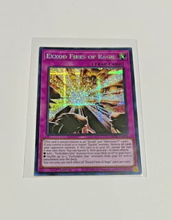 Yu-Gi-Oh! Exxod Fires Of Rage #MP25-EN094 Secret Rare 1st Ed (NM) - Image 1