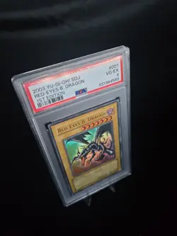 Yu-Gi-Oh! 2003 Graded Red-Eyes B. Dragon & Blue-Eyes White Dragon Ultra Rare Lot - Image 4
