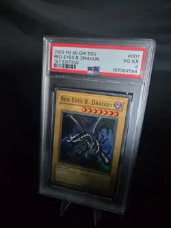 Yu-Gi-Oh! 2003 Graded Red-Eyes B. Dragon & Blue-Eyes White Dragon Ultra Rare Lot - Image 5