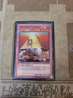 YUGIOH PYRAMID TURTLE LCJW-EN189 SUPER 1ST ED NM - Image 1