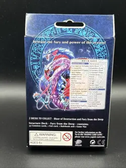 Yugioh Struckture Deck Fury From The Deep New 1st Edition #2 - Image 2
