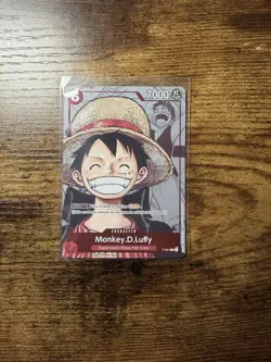 Monkey D Luffy P-001 Promo 25th Anniversary Alt Art One Piece TCG English - Image 1