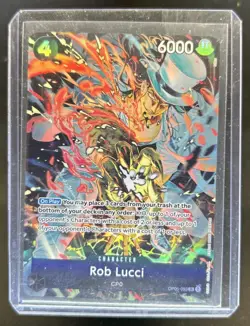 2023 One Piece Awakening of the New Era Rob Lucci Super Rare #OP05-093 - Image 1