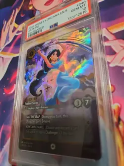 Lorcana Jasmine Fearless Princess Enchanted PSA 10 - Image 2