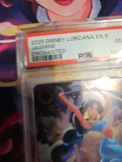Lorcana Jasmine Fearless Princess Enchanted PSA 10 - Image 3