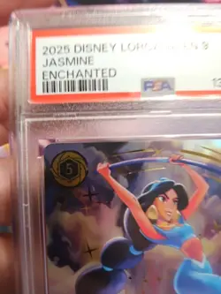 Lorcana Jasmine Fearless Princess Enchanted PSA 10 - Image 5