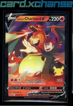 SWSH: Sword & Shield Promo Cards #SWSH133 Lance's Charizard V - Image 1