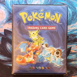 Vintage 1999 Pokemon Binder Lot by WotC with assorted Shadowless Base Set Cards - Image 1
