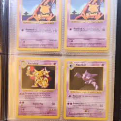 Vintage 1999 Pokemon Binder Lot by WotC with assorted Shadowless Base Set Cards - Image 3