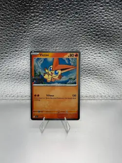 Victini (Black Bolt Stamped) 012/086 SV: Black Bolt Promo Pokemon Card - Image 1
