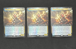 MTG MAGIC THE GATHERING FOIL SUPERIOR SPIDER-MAN LOT OF 3 3X EXTENDED ART - Image 1