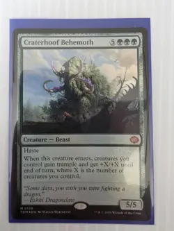 MTG Craterhoof Behemoth #138, Tarkir: Dragonstorm (TDM) Non-Foil - Image 1
