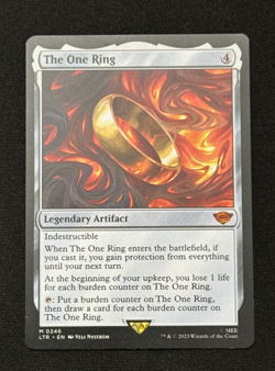 MTG MAGIC THE GATHERING LOTR THE ONE RING 0246 MYTHIC RARE LORD OF THE RINGS - Image 1
