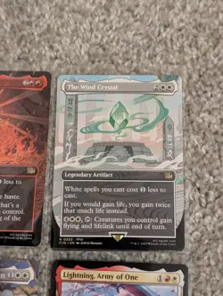 Final Fantasy Mtg Rare & Mythic Lot (6) Fire Crystal Wind Crystal Dark Crystal - Image 4