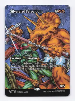 Silverclad Ferocidons (Borderless) 09 (M) MTG Teenage Mutant Ninja Turtles (PZA) - Image 1