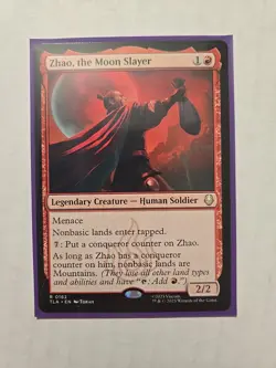 Zhao, the Moon Slayer - Avatar - NM - Rare - Legendary Creature - MTG - Image 1