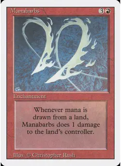 Manabarbs MTG NM - Revised Edition - Image 1