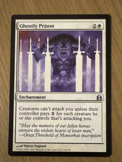 MTG Ghostly Prison Commander Regular LP/NM - Image 1