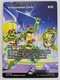 Teleportation Circle MTG TMNT 0002 Mythic Borderless - Image 1