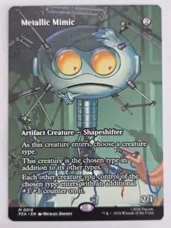 Metallic Mimic MTG TMNT 0016 Mythic Borderless - Image 1