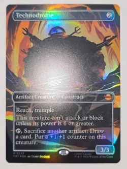 Technodrome MTG TMNT 0222 Mythic Borderless Foil - Image 2