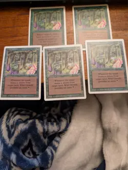 MTG 4x Wild Growth 2x Unlimited 3x revised 5x in all NM LP - Image 1