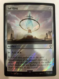 Sol Ring 0359 Surge FOIL NM FINAL FANTASY XIV FFXIV Magic the Gathering MTG - Image 1