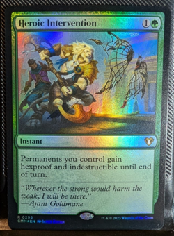 Foil Heroic Intervention - Commander Masters - Image 1