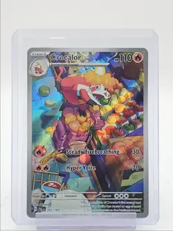 CROCALOR 2023 POKEMON PALDEA EVOLVED ILLUSTRATION RARE 202/193 Q3423 - Image 1