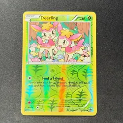 Deerling 8/124 Reverse Holo Common XY: Fates Collide LP Pokemon TCG - Image 1