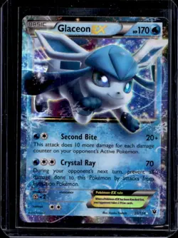 2016 Pokemon XY Fates Collide Glaceon Holo #20/124 - Image 1
