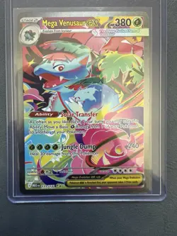 Pokemon Mega Evolution Mega Venusaur EX 177/132 Special Illustration Rare SIR NM - Image 1