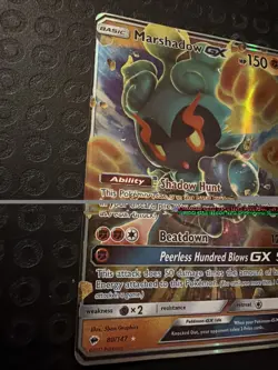 Pokemon TCG Marshadow GX 80/147 Burning Shadows Ultra Rare LP - NM JBT01 - Image 2
