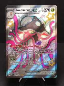 Toedscruel EX 213/091 - Paldean Fates - Pokemon Shiny Ultra Rare - Image 1