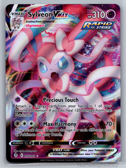 Pokemon TCG Sylveon Vmax SWSH07: Evolving Skies 075/203 Holo Ultra Rare NM - Image 1
