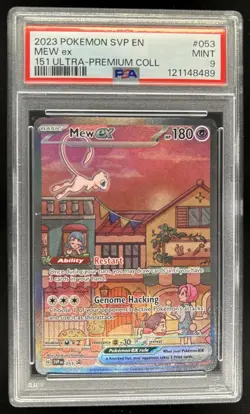 2023-25 Pokemon SV Black Star Promos - SVP EN Mew ex #053 PSA 9 - Image 1