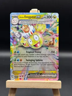 Alolan Exeggutor EX 133/191 Double Rare Holo SV08: Surging Sparks Pokemon TCG - Image 1