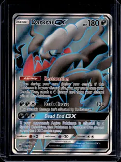 2017 Pokemon SM Burning Shadows Darkrai GX #139/147 - Image 1