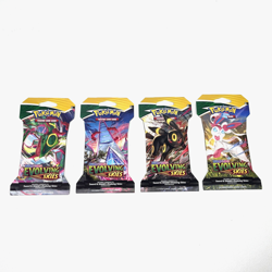Pokemon Evolving Skies New Sealed Sleeved Blister Booster x4 Packs Full Art Set - Image 1