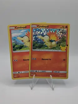 Cyndaquil 10/25 Holo + Non Holo McDonalds 25th Anniversary Promo Pokemon TCG - Image 2