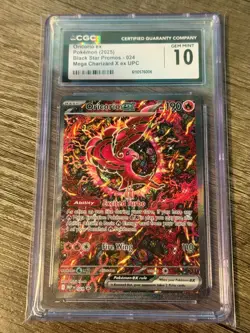 Pokemon Oricorio EX 024 Promo Mega Charizard EX UPC CGC 10 Gem Mint Graded - Image 2