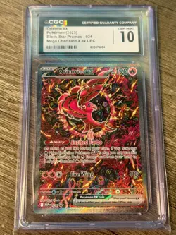 Pokemon Oricorio EX 024 Promo Mega Charizard EX UPC CGC 10 Gem Mint Graded - Image 4