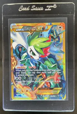 2017 Pokemon Premier Trainer Shaymin EX XY Collection Promo Full Art #77a/108 - Image 1